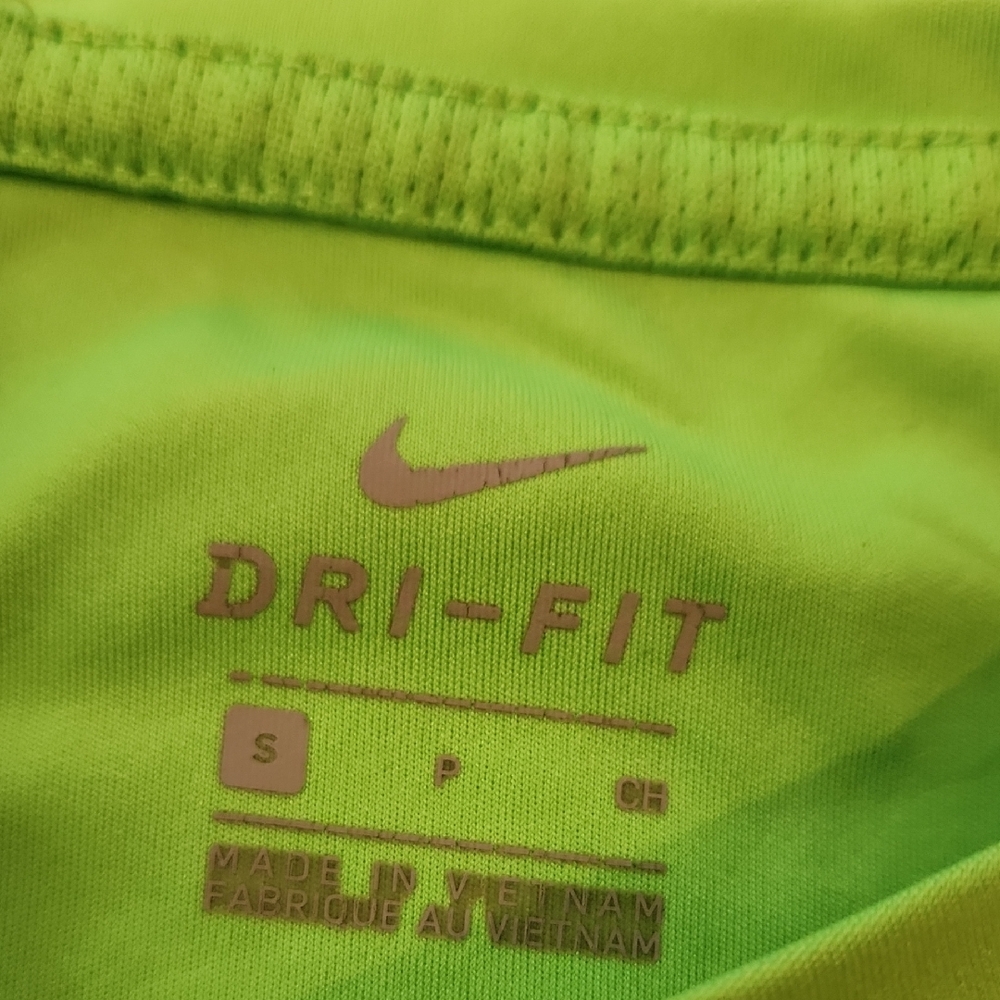 Nike Kids' Neon Green and Black Dri-Fit Tees - Picture 3 of 9